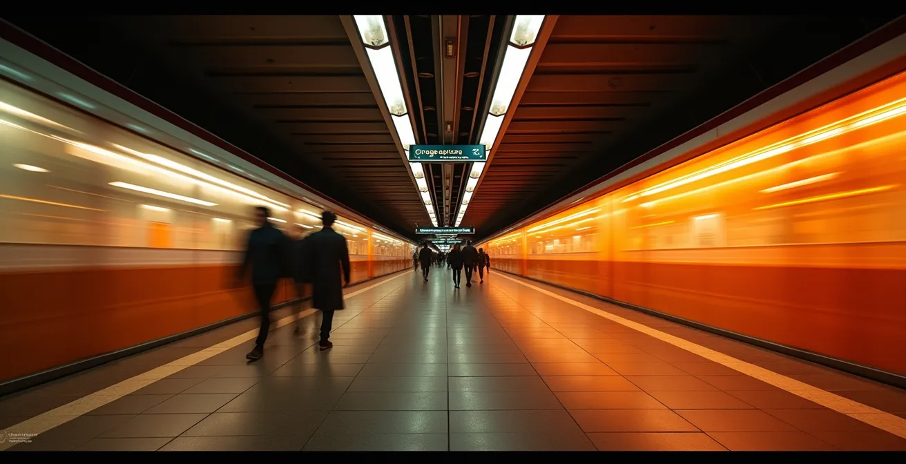 Plan stylisé du métro de Montréal montrant les alternatives aux stations congestionnées